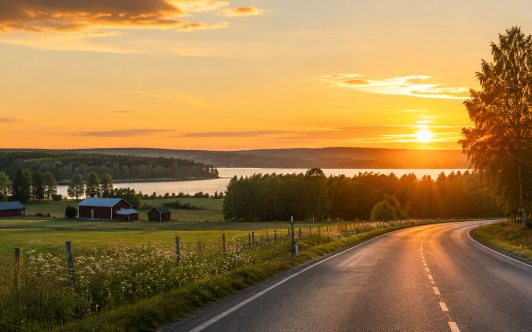Maalaismaisema, vapaalla